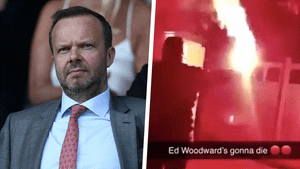Cổ động viên MU ném pháo sáng vào nhà Ed Woodward